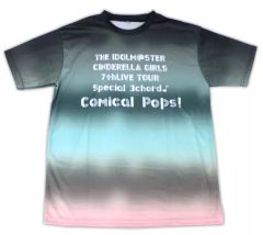 [중고] 티셔츠 (캐릭터) Comical Pops! Ver. 공식 풀 그래픽 티셔츠 풀 컬러 L 사이즈 [THE IDOLM @ STER CINDERELLA GIRLS 7thLIVE TOUR Special 3chord]