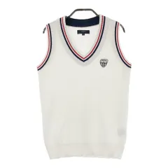 サイズ：M CALLAWAY キャロウェイ  Vネック ニットベスト  ホワイト系 [240101370656] ゴルフウェア レディース ストスト