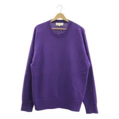 Studio Nicholson / スタジオニコルソン | ALTO 5GG OVERSIZE CREW NECK ウール コットン 5ゲージ オーバーサイズニット | M | パープル | メンズ
