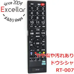 [bn:6] ドウシシャ　テレビ用リモコン RT-007のサムネイル
