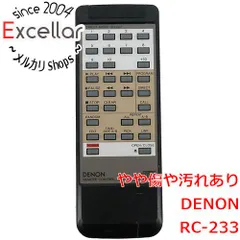 DENON オーディオリモコン RC-233 9jupf8b DENON オーディオリモコン RC-233 9jupf8b