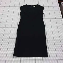 ◇ Θ B:MING by BEAMS ベーシック ノースリーブ 膝下丈 ワンピース サイズL ネイビー系 レディース E  【1509100067672】