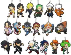 【中古】キーホルダー・マスコット(キャラクター) 全9種セット 描きおろしラバーマスコットセット 「一番くじ ワンピース ONE PIECE ALL STAR」 N賞