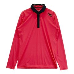 美品/メンズL】TFW49 モックネック 長袖 インナー ピンク ゴルフウェア