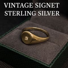 2008年スターリングシルバー925 ヴィンテージ カレッジリング