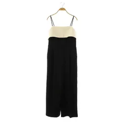 アプワイザーリッシェ Apuweiser-riche 23AW バイカラーオールインワン サロペット 2 黒 ブラック 白 ホワイト /AT ■OS ■SHのサムネイル