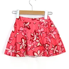 ケイトスペード スカート ボトムス フレア 花柄 キッズ 女の子用 104/4Yサイズ ピンク×白×赤 Kate Spade 【中古】