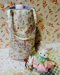 傘☔ペット飲料エコトートバッグ「リバティプリント」ハンドメイド