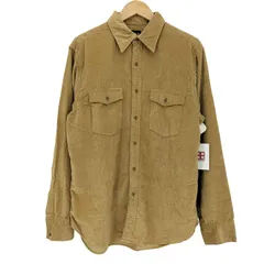 ギャップ Gap 90-00s OLD ベルベット ワークシャツ メンズ import：M 