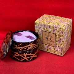 資生堂　花椿会　スペシャル記念品　薄文　ファンシーパウダー禅　小物入れ　　c