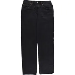 古着 90年代 リーバイス Levi's 505-0260 ブラックデニム テーパードデニムパンツ USA製 メンズw31相当/evb007579