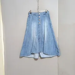 ヘジス 前後ろ長さ違い デニムスカート 55 n8571