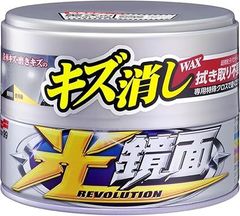 ソフト99(SOFT99) ワックス WAX 光鏡面WAX パール&メタリック車用 自動車塗膜の保護および艶出し用 クロス 00419