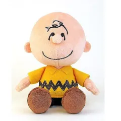  スヌーピー ぬいぐるみ ソフトビーンドール チャーリー・ブラウン 上目 PEANUTS 