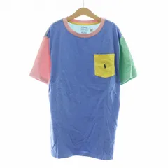 ポロ ラルフローレン POLO RALPH LAUREN 子ども服 ジュニア Tシャツ カットソー 半袖 プルオーバー ポニー ロゴ 14-16 160cm マルチカラー /NQ