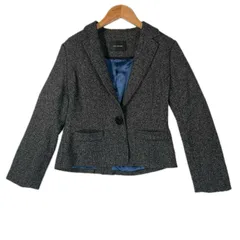 Ray Beams レイビームス レディース テーラードジャケット ウール/ポリエステル グレー【中古】