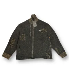 定価74800円 新品 MINUS 23AW Damaged Truck Jacket ダメージトラックジャケット ニットジャケット マイナス M-23F-DTKJK リジッド 3 71502A6のサムネイル