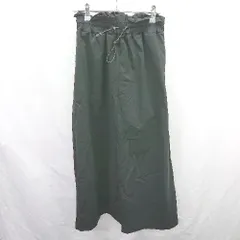 ◇ Θ LAKOLE ラコレ ストレッチ ロング フレア スカート サイズM ブラック レディース E  【1505290027397】