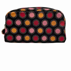 ブルガリ　ブラック×マルチカラー　ナイロンポーチ　ブランド小物　ポーチ　レディース　美品