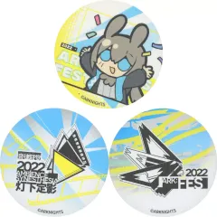 【中古】バッジ・ピンズ アーミヤ/ロゴ 記念缶バッジセット 「アークナイツ オーケストラ 2022 Ambience Synesthesia(音楽祭) / フェスティバル2022」 