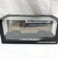 【中古】 トヨタ ランドクルーザー ランクル250 ミニカー 1/30スケール サンド×ライトグレー[91]