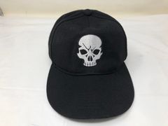 ◆BOUNTY HUNTER　バウンティハンター 　キャップ　髑髏　ドクロ　帽子　黒系　本体のみ　中古◆17554★