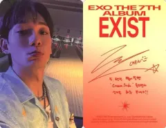 【中古】コレクションカード(男性) EXO/チェン(CHEN)/裏面印刷サイン入り/「THE 7TH ALBUM EXIST(SMini Ver.)」封入特典フォトカード
