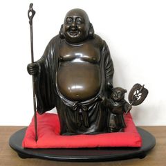 ✨高岡銅器 大黒天 恵比寿 置物 32cm ⭕️大型 ⭕️箱付 美品 開運