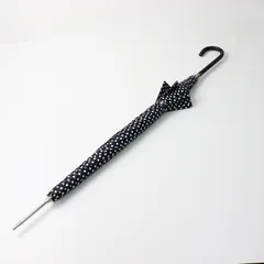 イブ•サンローラン長傘 未使用品 イブサンローラン 長傘 晴雨兼用 ロゴ柄 ネイビー 豪華