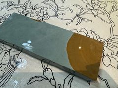 天然砥石 黄板  極細 希少品 1150g 包丁研ぎ 仕上げ砥石 / 鉋鑿大工道具鋸剃刀包丁 10000目 AS11 実物撮影