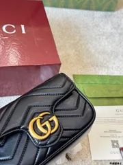 【今日特価】Gucci GG Marmont Heart Embroidery Bag・グッチ GG マーモント ハート刺繍 バッグ-WTO輸入