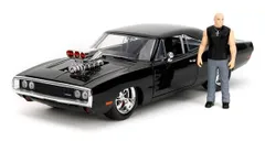 新品 JADA TOYS 1/24 ワイルド・スピード ダッジ チャージャー R/T ブラック ドミニク フィギュア付 完成品ダイキャストミニカー JADA35907 [佐川急便]のサムネイル