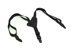■美品■ Y's ワイズ レザー サスペンダー メンズ レディース ブラック系 BI8521のサムネイル
