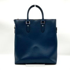 ルイヴィトンアントン トート M33433 ネイビー  シルバー金具 タイガ レザー メンズ  LOUIS VUITTON ABランク 中古