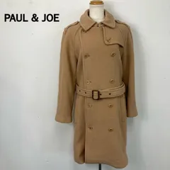 PAUL&JOE ポールジョー ロング コート サイズM ベルト付き ウール ★ ◆■