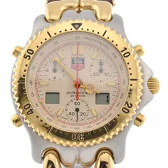 タグホイヤー TAG HEUER CG1123-0 S/el セナモデル デジアナ クロノグラフ クォーツ メンズ美品 E#130785のサムネイル