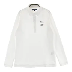 サイズ：L CALLAWAY キャロウェイ 2023年モデル 長袖ポロシャツ  ホワイト系 [240101441662] ゴルフウェア レディース ストスト