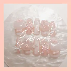 【現品】バレリーナ　量産型　地雷系　サブカル　天使界隈　韓国　ピンク　ラメ　ハート　リボン　猫　肉球　女児ネイル