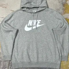 Nike(ナイキ） オーバーサイズ グレー フード付きTシャツ XL