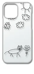 【新品未使用】iPhone13 Pro Max アイフォン13プロマックス クリア ハードケース ( 肉球(ブラック) ) 花 猫 ネコ 動物 cl-iphone13max-29