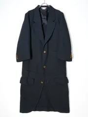 2019aw コムデギャルソン ポリ縮絨フリル前掛け ロングジャケット