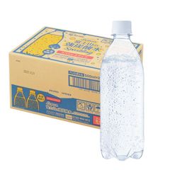 아이리스 오야마 탄산수 500ml × 24개 레몬 라벨리스 후지산의 강탄산수 탄산음료 페트병 시즈오카현산 케이스 500밀리리터 병 5.0GV 무당