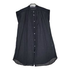 美品】KAPITAL ブラック リネンノースリーブ ワンピース キャピタル