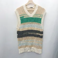 ◇ ZARA ザラ - ニットベスト サイズM ベージュ レディース E  【1407020047807】