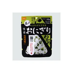 [尾西食品] 尾西の携帯おにぎりわかめ(長期保存対応)  のサムネイル
