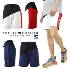 TOMMY HILFIGER トミーヒルフィガー カラーブロックテリーショーツ