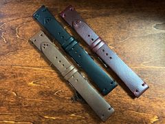 【新品】エミッタ ブッテーロ ヴィンテージ ストラップ 時計ベルト 革ベルト タンニンなめし 18mm ブラック ブラウン ワイン ヴィンテージウォッチ メンズ腕時計 レディース腕時計 emitta 日本製