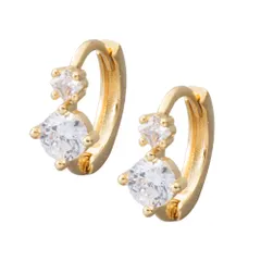 【ゴールド × ピアス】[Cream dot. クリームドット公式] ピアス レディース 金属アレルギー ニッケルフリー キャッチレス 中折れ 開閉式 フープ ビジュー 小粒 小さめ 大人 上品