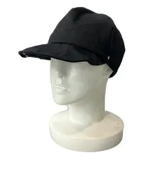 カシラ アトリエ 限定品 黒 サテン ネット付きキャップ