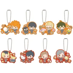 【中古】キーホルダー 全8種セット 「ハイキュー!!×サンリオキャラクターズ スペシャルラバーマスコット」